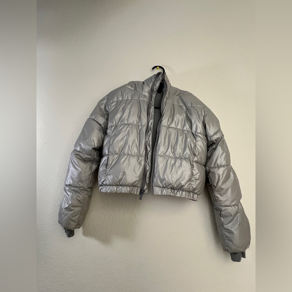 All in Motion Silver Windbreaker